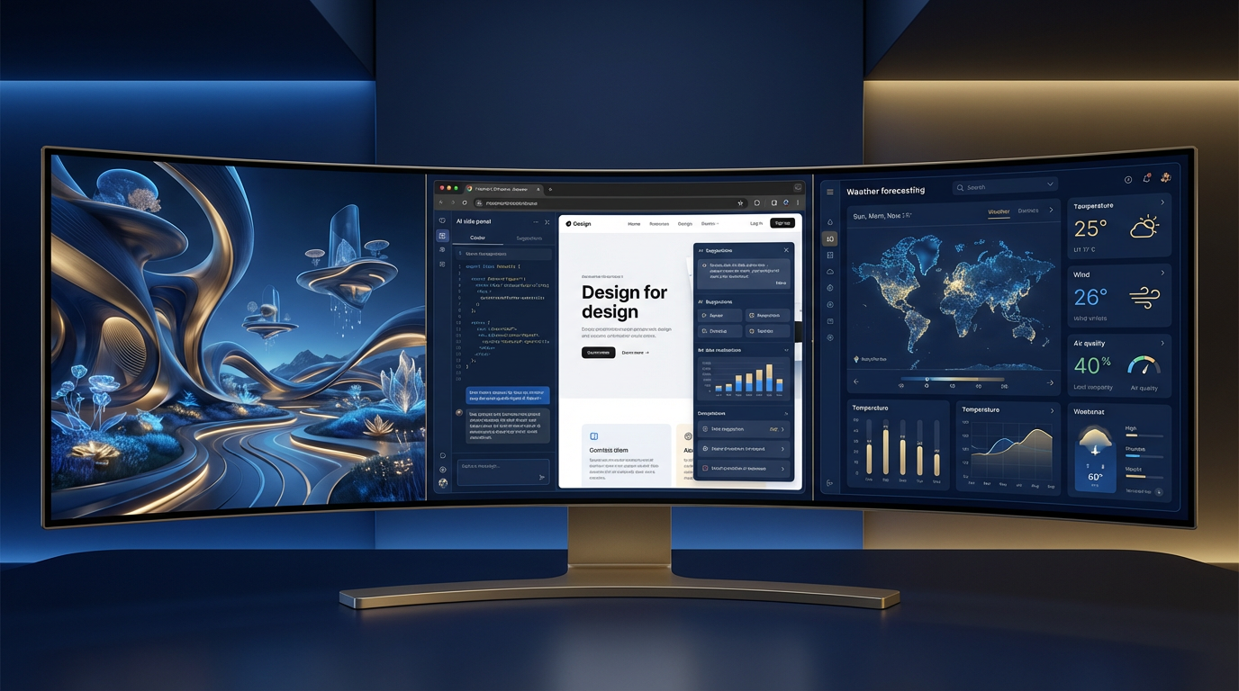 IA agents autonomes monde 3D Chrome agent prévision météo 2026