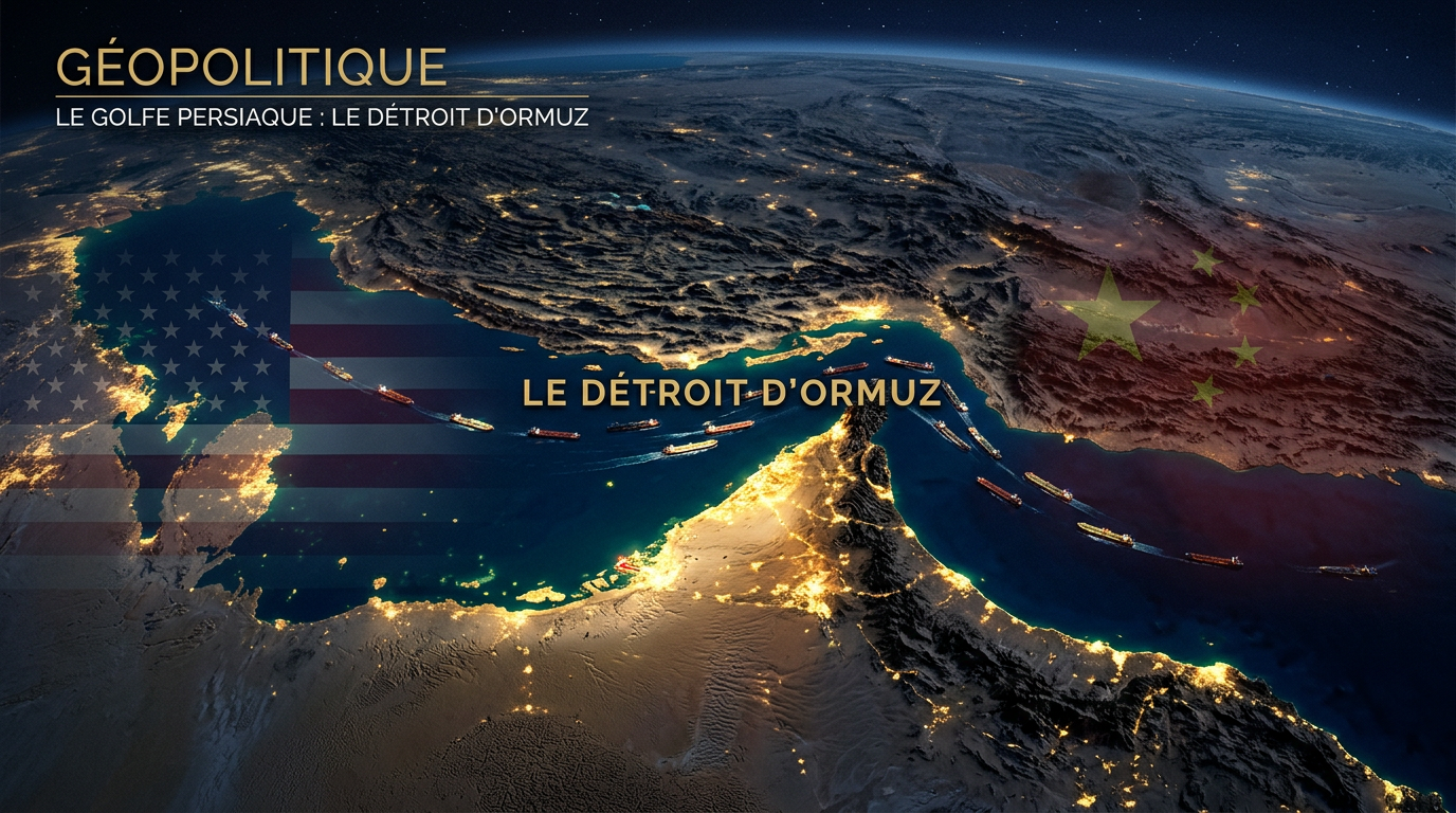 Guerre Iran pétrole Chine détroit Ormuz tankers affrontement géostratégique USA
